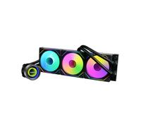 Lian Li Galahad II Trinity GA2T36INB : Refroidisseur liquide AIO 360 mm, 3x120mm FDB 2100 tr/min, 61.3 CFM, AM4/AM5, radiateur aluminium, noir