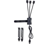 Lian Li Hub USB 2.0 interne 1 à 3 (port mâle de type A) Noir