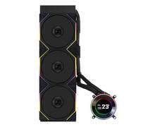 Lian Li Hydroshift II 360 TL RGB Liquid CPU Cooler - 360mm AIO - 3X 120 RGB Ventilateurs - Écran LCD IPS 2.1" - 3 modes de contrôle - Collier de serrage flexible - LGA 1851/1700, AMD AM5/AM4 - Noir