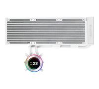 Lian Li Refroidisseur liquide AiO HYDROSHIFT II LCD-C 360N sans ventilateurs ARGB Blanc