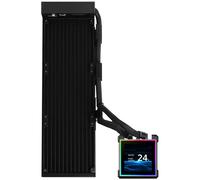 Lian Li HydroShift II LCD-S 360 Fanless Processeur Kit de refroidissement du liquide Noir