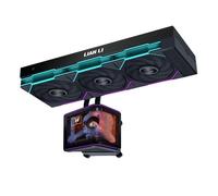 Lian Li Hydroshift II OLED 360TL RGB Liquid CPU Cooler - 360mm AIO - 3x120mm TL Flex Fans - 6.67" - Effets d'animation 3D - Faible bruit - LGA 1851/1700, AMD AM5/4- Noir (HS2OLDC36TB)