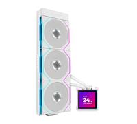Lian Li Hydroshift II-S LCD 360TL ARGB Refroidisseur de processeur liquide - AIO 360 mm - Écran carré IPS LCD 3,4" - Chaîne en guirlande - Faible bruit - Ventilateur Intel LGA 1851/1700, AMD AM5/AM4
