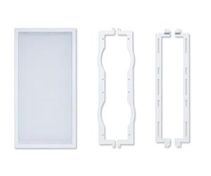 Lian Li Kit de maille avant pour O11D EVO RGB-Panneau en maille fine en aluminium - Supports de montage réglables pour ventilateur avant - Prend en charge jusqu'à 3 x 120 mm ou 2 x 140 mm ou 2 x 160