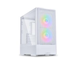 Lian Li Lancool 207RW Boîtier PC Midi Tower Blanc, Acier/Verre Trempé, ATX/microATX/Mini-ITX, 2x140mm avant, USB 3.2 Gen 1/Gen 2, Ventirad CPU 180mm