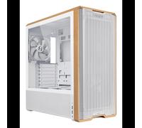 Lian Li Lancool 217 Midi Tower Blanc/Bois, Acier/Verre Trempé, ATX/EATX/microATX/Mini-ITX/SSI EEB, 2x120mm avant, 1x140mm arrière