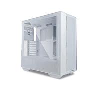LIAN LI Lancool III Boîtier de Jeu en Aluminium/SECC/Verre trempé avec 4 Ventilateurs PWM 140 (Non RVB) - LANCOOL 3-W Blanc