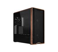 Lian Li Lancool LAN217X - Boîtier PC Midi Tower Noir/Bois, Acier/Verre Trempé, ATX/EATX, Vent. 2x120mm avant, 1x140mm arrière, USB 3.2