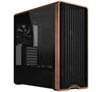 Lian Li Boîtier PC Lancool 217 - Noir, 5 ventilateurs, verre trempé, accents en bois de noyer