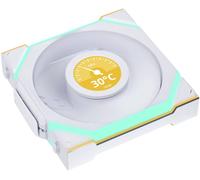 Lian Li Lian Li UNI FAN SL Wireless LCD Lüfter, ARGB, PWM - 120 mm, weiß Ventilateur pour PC blanc (l x H x P) 120 x 124.5 x 28 mm