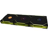 Lian-Li Lian Li UNI FAN TL Wireless LCD Lüfter, ARGB, PWM, 3er-Pack inkl. Controller Ventilateur pour PC noir (l x H x P) 120 x 28 x 124 mm