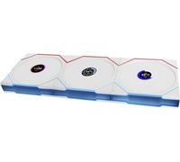 Lian-Li Lian Li UNI FAN TL Wireless LCD Lüfter, ARGB, PWM, 3er-Pack inkl. Controller Ventilateur pour PC blanc (l x H x P) 120 x 28 x 124 mm