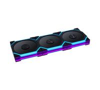 Lian Li Lot de 3 Ventilateurs SL Flex 120 mm ARGB, contrôleur Inclus | Noir (12SL1F3B)