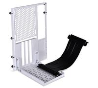 Lian Li O11DMINI-1W-4 Mini Riser Card + PCI-Slot-Blende - PCIe 4.0, 200mm, Weiãÿ
