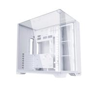 Lian Li O11Vision Boîtier d'ordinateur Compact en Acier Blanc et Verre trempé ATX Mid Tower Support Connect O11VPW