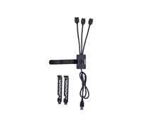 Lian Li PW-U2TPAB - Câble interne USB 2.0 Type-A mâle vers 3 x IDC 9-pin mâle - Utilisation carte-mère - Câble rond - 1 pièce