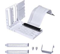 Lian Li Riser Card GPU Kit incl. PCI-Slot Cache pour Lian Li - PCIe 4.0 blanc