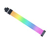 Lian Li Strimer Wireless 16 Pin - Câble d'extension d'alimentation RVB adressable avec commande sans fil - Bande 8 LED - Contrôleur sans fil non inclus ; un contrôleur est nécessaire pour une