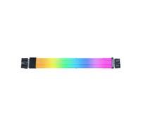 Lian Li Strimer Wireless G89.PW8-1W.00 : Câble d'extension 2x8 pin, 0.34m, noir & transparent, manteau silicone/TPE, 1 pièce