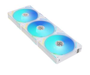 Lian Li UF-AL120V2-3W système de refroidissement d'ordinateur Boitier PC Ventilateur 12 cm Blanc 3 pièce(s)