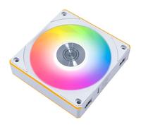 Lian Li UNI FAN LEX Wireless Reverse Blade Ventilateur PWM Blanc 120 mm | ARGB, jusqu'à 123,6 m³/h Airflow, 2,38 mmH₂O, Reverse Blade, Daisy Chain, récepteur FLEX, sans fil 2,4 GHz