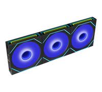 Lot de 3 Ventilateurs de boitier Lian Li Uni Fan SL-Infinity Flex RGB - 12cm avec contrôleur (Noir)
