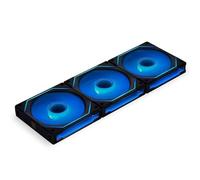 Lian Li UNI FAN SL-INF Reverse Blade ARGB Lot de 3 Ventilateurs Boîtier Ordinateur 120 mm - Noir - Miroir Infinity RGB - Avec Contrôleur - 2100 tr/min