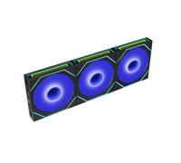 Lian Li UNI Fan SL Infinity Flex 120 mm Feuille inversée-3 pack-noir-12RSLIN1F3B