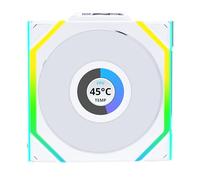 Lian Li UNI FAN SL Ventilateur LCD sans fil ARGB, PWM - 120 mm - Blanc