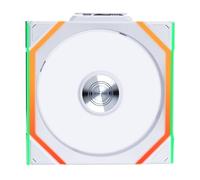 Lian Li UNI FAN SL Ventilateur PC sans fil RVB 120 mm - Lame inversée PC Blanc | PWM - 40 LED ARGB - jusqu'à 2000 tr/min - Système à fente - Débit d'air élevé - Faible vibration - Silencieux