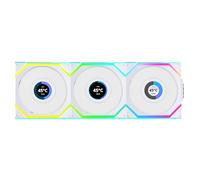 Lian Li Ventilateur Uni Fan SL 120 LCD Reverse ARGB Sans fil 120 mm Blanc - Écran LCD