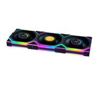 Lot de 3 Ventilateurs de boitier Lian Li Uni Fan SL Wireless LCD RGB - 12cm (Noir)