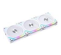 Lian li uni fan sl120 v2 rgb pwm lüfter, 3er pack - 120mm, weiß G