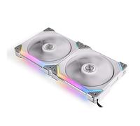 Lian Li Ventilateur pour boîtier PC UNI FAN SL140 RGB PWM 140 mm 2 pièces avec contrôleur Blanc