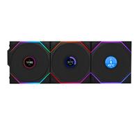 Lian Li UNI Fan TL 120 LCD Reverse Wireless Pack de 3 - Noir