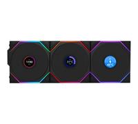 Lian Li UNI Fan TL 120 LCD Wireless Pack de 3 - Noir