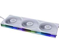 Lian Li Ventilateurs de boîtier UNI Fan TL RGB - Lot de 3 120 mm Blanc