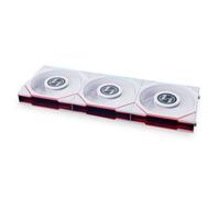 Lian Li Uni Fan TL120 LCD - Blanc (pack de 3)