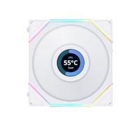 Lian Li Uni Fan TL120 LCD - Blanc (pack de 3)
