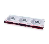 Lian Li UNI Fan TL LCD Series Reverse Blade Lüfter, 3er-Pack INKL. Controller - 120mm, weiß