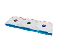 LIAN LI UNI FAN TL Ss fil LCD ARGB+Contrôl.-3x120mm-Blanc