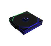 Lian Li Uni Fan TL120 LCD Reverse Blade 12cm Noir - Ventilateur PWM FDB 350-1900 RPM, 54.3 CFM, 2.83 mmH2O, Écran LCD, sans fil, 5-12V