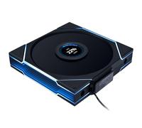 Lian Li Ventilateur UNI FAN TL140 LCD Reverse – 140 mm ARGB PWM, flux d'air inversé, noir