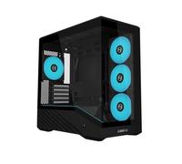 Lian Li Vector V100 Mini Micro Form Factor Compact PC Housse, Pré-Installation 4X 120mm ARGB PWM Ventilateurs, Verre Trempé Panoramique, Support Backet-Connect Micro ATX, GPU 415mm, 360mm