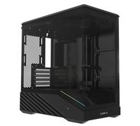 Lian Li Vector V100MIX V100 Mini Boîtier PC compact en verre trempé panoramique compatible avec Backet-Connect Micro-ATX, GPU 415 mm, radiateur 360 mm, ventilateurs 9 x 120 mm, filtre à poussière, RVB