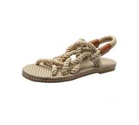 LIANDUN Sandales Femme Été Femmes Sandales D'été Chaussures Corde Tressée avec Traditionnel Décontracté Et Simple Creative Fashion Sandales-Couleur Beige-37