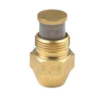 LIANFOND Buse d'huile pour brûleur de chaudière, angle de pulvérisation de 60 degrés, corps en laiton avec pièces de dosage en acier inoxydable, compatible diesel et méthanol, filetage BSPT 9 40,6 cm