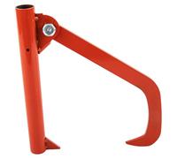 LIANFOND Crochet extracteur de bûches en métal pour aménagement paysager forestier, outil d'abattage robuste avec poignée ergonomique, orange