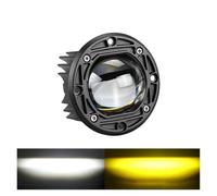 LIANGBAOS Phares Voiture Barre Lumineuse LED De Travail 3 Pouces Pour Voiture Camion VTT 4x4 20W 12V 24V 8D Projecteur Bicolore Feu Antibrouillard Projecteur Principal Auto(B 1 piece)