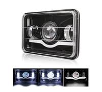 LIANGBAOS Phares Voiture Pour Suzuki Pour DRZ400SM Pour DRZ400S Pour DRZ400E 12V 24V 4x6 Pouces LED H4 Phare LED Feu De Travail DRL Phare Projecteur Principal Auto(1 piece)